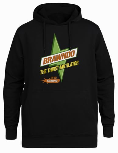 Kwantees Brawndo The Thirst Mutilator Unisex Schwarz Hoodie Umweltfreundliche Kapuzenjacke von Kwantees
