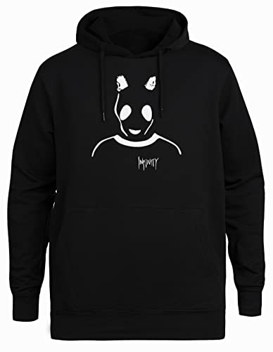 Kwantees Cro Infinity Unisex Schwarz Hoodie Umweltfreundliche Kapuzenjacke von Kwantees