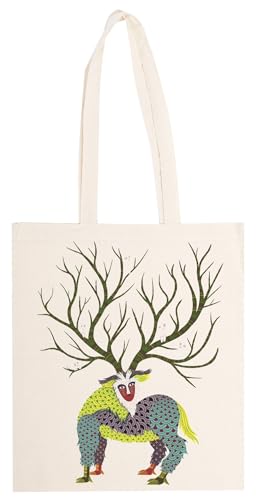 Kwantees Prinzessin Mononoke Stilisierter Wald Beige Totebag Umweltfreundliche Unisex-Tasche von Kwantees