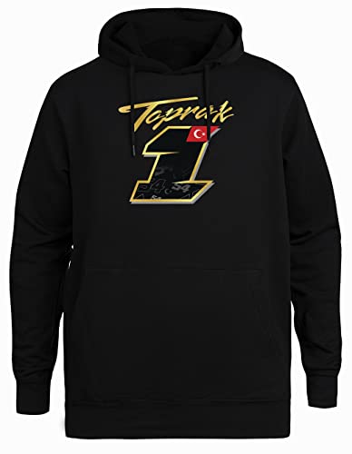 Kwantees Toprak Razgatlioglu Number 1 2022 Unisex Schwarz Hoodie Umweltfreundliche Kapuzenjacke von Kwantees