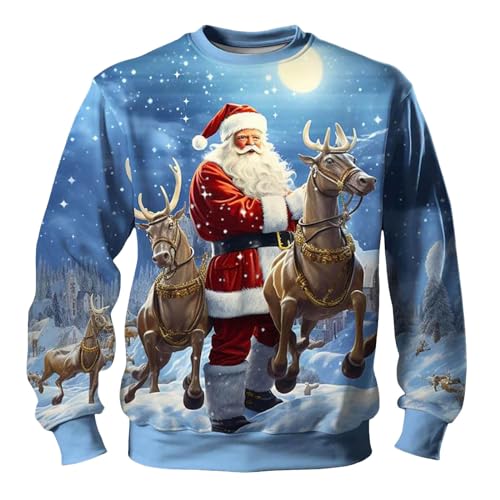 Kwatieh Weihnachtspulli Familie Set Baby Weihnachtsmaschen Weihnachtspullover Mutter Weihnachtspullover Damen Langarm Gestrickt Top Jeans Herren Winter Weihnachtspullover Rot Damen von Kwatieh
