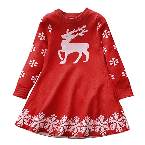 TüLlrock Festliches Kleid Baby Weihnachten Baby Kleidung Pullover Rotes Weihnachtskleid Weihnachtskleid MäDchen 86 Christmas Kleidung Kleid Winter MäDchen 2 Jahre Maedchen Kleid von Kwatieh