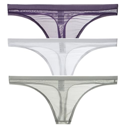 Kwelt Herren/Damen String Erotik Tanga String Transparent frei String weiche Atmungsaktive Reizvoll Herren- und Damenunterwäsche von Kwelt