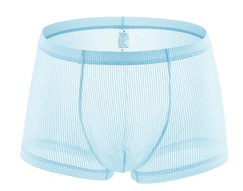 Kwelt Herren Reizvoll Unterwäsche Sexy Boxershorts für Herren mit transparentem Nadelstreifen Atmungsaktive und verführerische Herrenunterwäsche Kwelt Herren Reizvoll Unterwäsche Sexy Boxershorts für Herren mit transparentem Nadelstreifen Atmungsaktive und verführerische Herrenunterwäsche von Kwelt