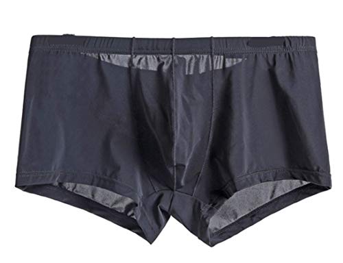 Kwelt Herren Shorts Boxershorts Männer Sexy Transparent Low Rise Transparent Boxershorts Boxer Briefs Unterwäsche Atmungsaktiv Reizwäsche von Kwelt