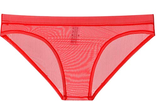 Kwelt Herren Erotik Briefs Shorts Low Rise Mesh Durchsichtig Atmungsaktive Unterhose von Kwelt