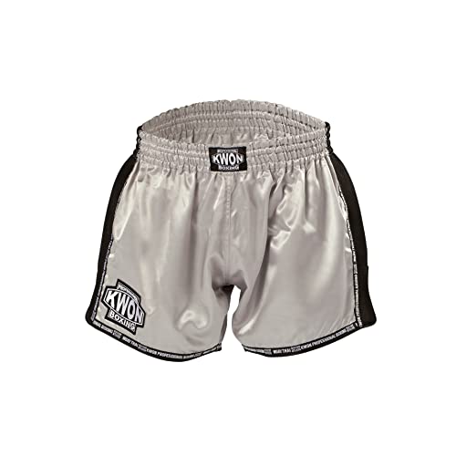 Evolution Box Muay Thai Short (silber, M) von Kwon