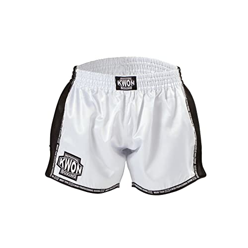 Evolution Box Muay Thai Short (weiß, L) von Kwon