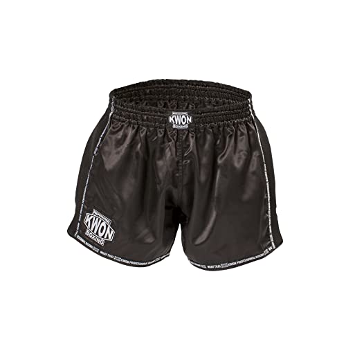 Kwon Professional Boxing Muay Thai Box Shorts Evolution schwarz-weiß-silber von Kwon
