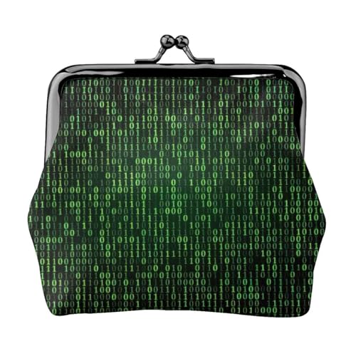 Hacker Era Printing Coin Purse Lightweight Minimalist Wallet For Music Festivals And Concerts, Schwarz , Einheitsgröße, Art déco von Kycvds