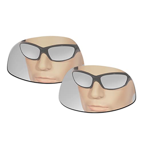 Kygear 12 mm blendfreie Ersatzgläser passend für Oakley Twoface Sonnenbrille (Charm Silver) von Kygear