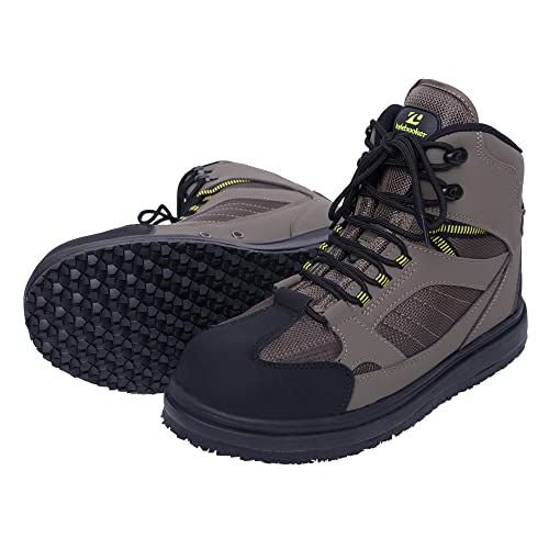 Kylebooker Men's Fishing Hunting Wading Boots Lightweight Anti-Slip Waders Shoes Green von Kylebooker