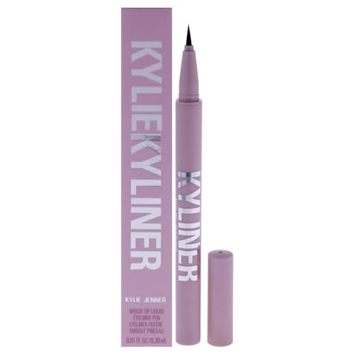 Kylie Cosmetics Brush Tip Liquid Eyeliner Pen | 0.3ml | 001 Black von Kylie Cosmetics