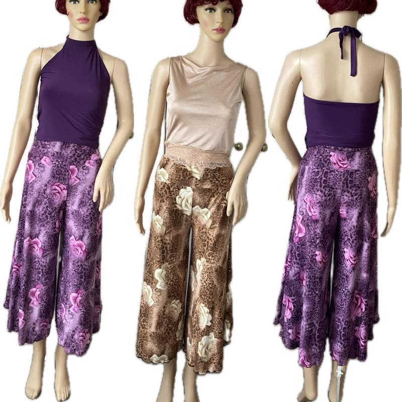 Culottes Tango in Zwei Stoffen Kleiner Bis Mittlerer Größe von KymmeKreations