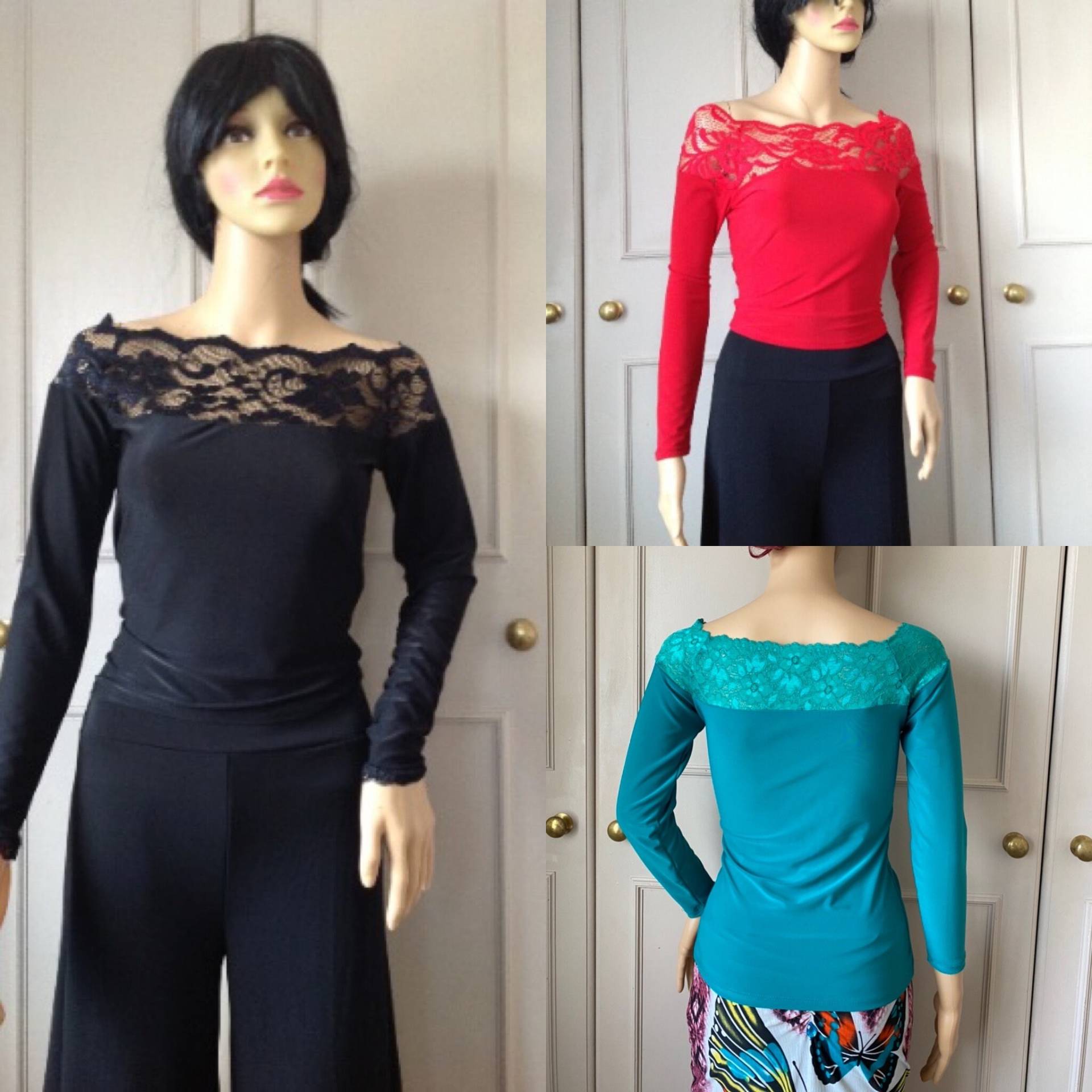 Lace Top in Drei Farben Und Mehreren Größen Lace Top in Drei Farben Und Mehreren Größen von KymmeKreations
