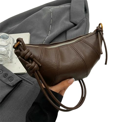 Kyntex Umhängetasche damen Reißverschluss Feste Farbe Mode Crossbody Bag Weiche Handtasche-cpu von Kyntex