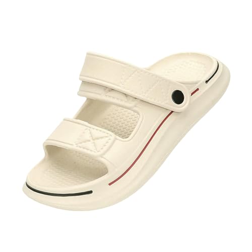 Kyntex Wolkenpantoffeln Männer Slipper Eva Soft-soled-plattform Rutschen Lässige Strandschuhe-beige-40-41 (260 Mm) von Kyntex