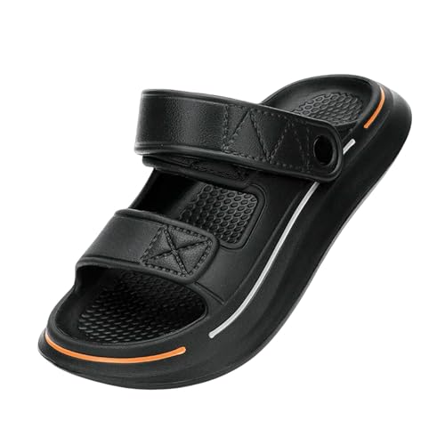 Kyntex Wolkenpantoffeln Männer Slipper Eva Soft-soled-plattform Rutschen Lässige Strandschuhe-schwarz-36-37 (240 Mm) von Kyntex