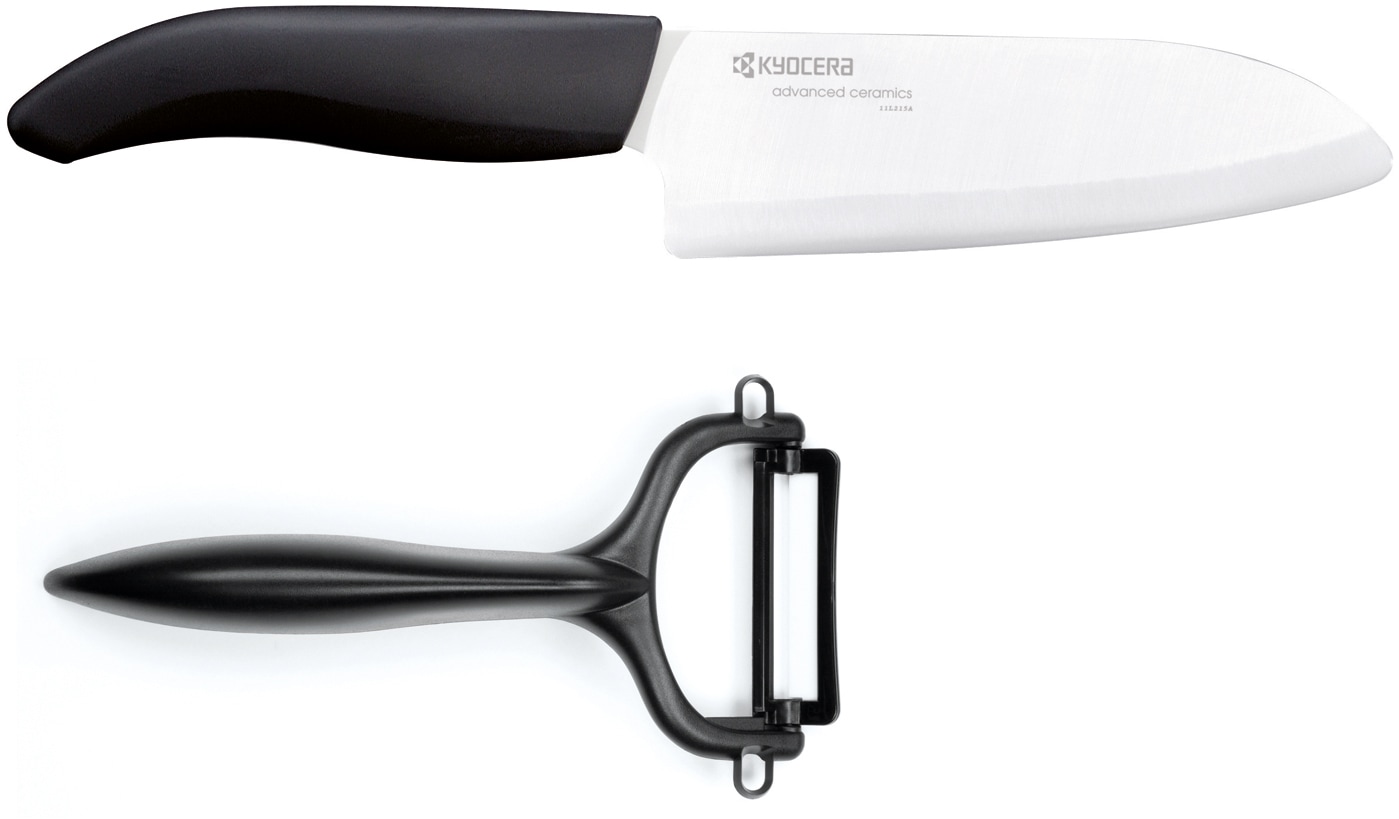 KYOCERA Messer-Set extrem scharfe Hochleistungskeramik-Klinge von Kyocera