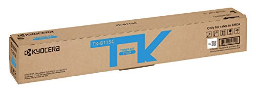 Kyocera TK-8115C Cyan. Original Toner-Kartusche 1T02P3CNL0. Kompatibel für ECOSYS M8124cidn, ECOSYS M8130cidn von Kyocera