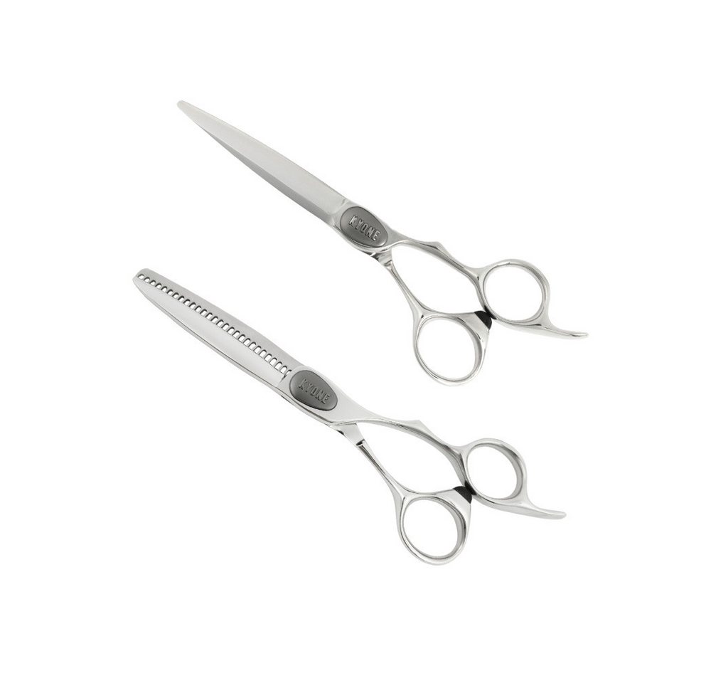 Kyone Haarschere Kyone K20 Schneideschere 5,5 Zoll + gratis K20T Effilierschere 6,0 von Kyone