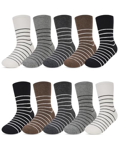 Kyopp 10 Paar Socken Kinder Mädchen Klassisch Socken Klassisch Lustig Cotton Socken mit motiv Socks 25-42 von Kyopp