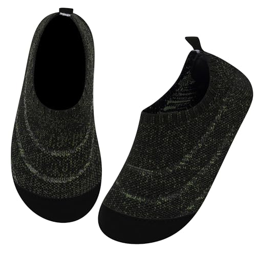 Kyopp Hausschuhe Kinder Turnschläppchen Mädchen Schläppchen Jungen rutschfest Leichte Pantoffeln Kinder Hausschuhe Atmungsaktive Weich Sommer/Winter von Kyopp