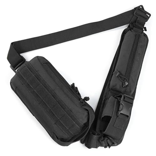 Kyrio Brusttasche Schultertasche Mehrzweck-Kombination Modular-Tasche Sport Freizeit Hüfttasche, Schwarz , Kompakte Tasche Kyrio Brusttasche Schultertasche Mehrzweck-Kombination Modular-Tasche Sport Freizeit Hüfttasche, Schwarz , Kompakte Tasche von Kyrio
