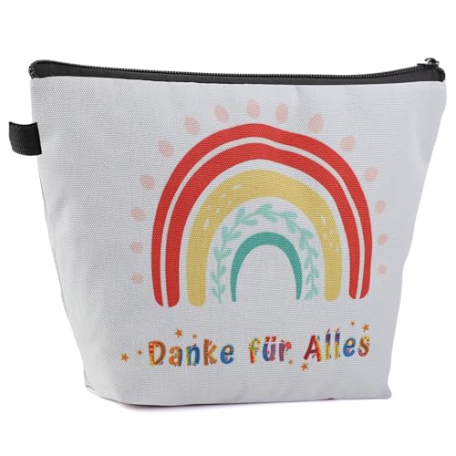 Kytpyi Kleine Kosmetiktasche für Handtasche, Schminktasche für Abschied Danke Geschenk, Personalisiert Kosmetiktasche für Freunde Kollegen Familien, Tragbar Kulturtasche Damen für Reise Alltagsleben von Kytpyi