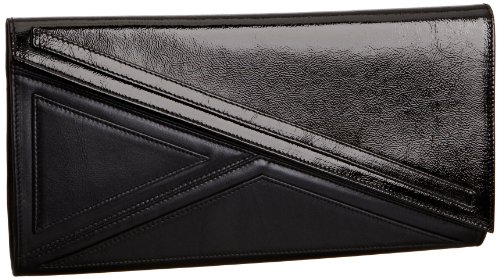 Kzeniya Asymetric CC11A01, Damen Clutch, Schwarz (Black), M von MIK funshopping