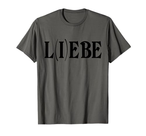 L(i)ebe Spruch Für Optimisten Liebe Lebe Damen T-Shirt von L(i)ebe Spruch Für Optimisten Liebe Lebe Damen