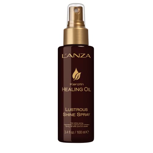 L'ANZA Keratin-Öl-Spray - Hitzeschutz-Spray für das Haar - bändigt Frizz, verhindert fliegende Haare, für ein glänzendes Finish und ein seidiges Gefühl (100 ml) von L’ANZA