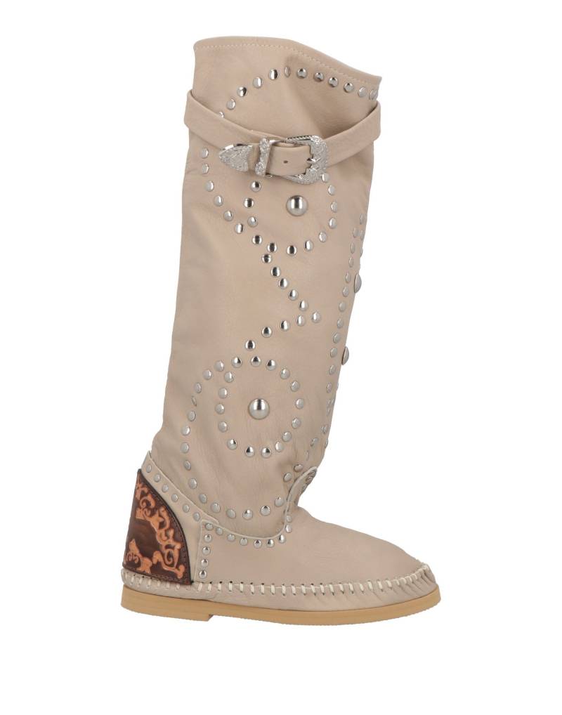 L' ARTIGIANO DI RICCIONE Stiefel Damen Beige von L' ARTIGIANO DI RICCIONE