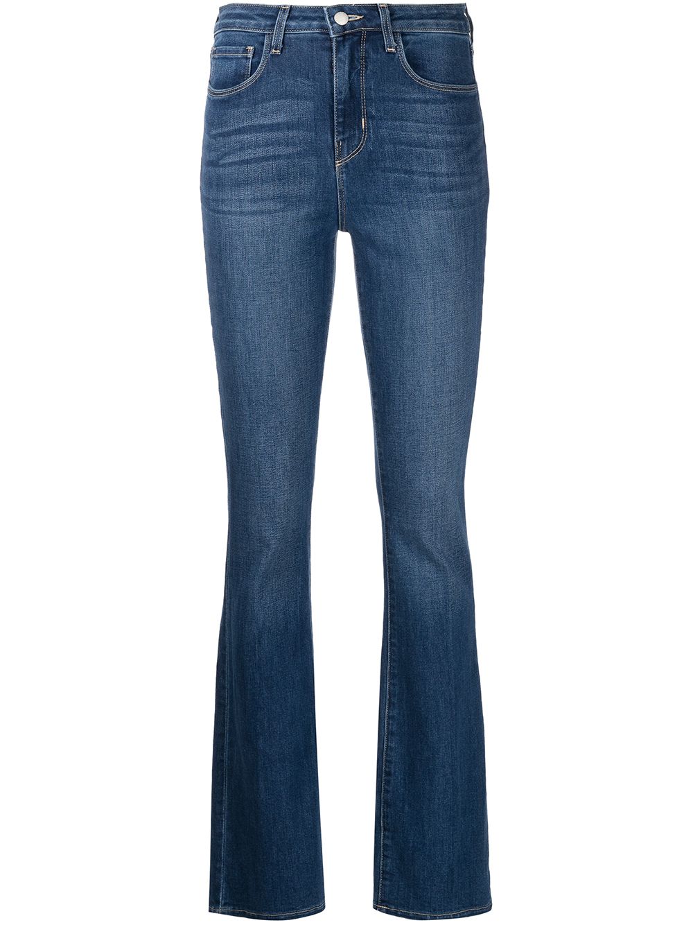 L'Agence Skinny-Jeans mit hohem Bund - Blau von L'Agence