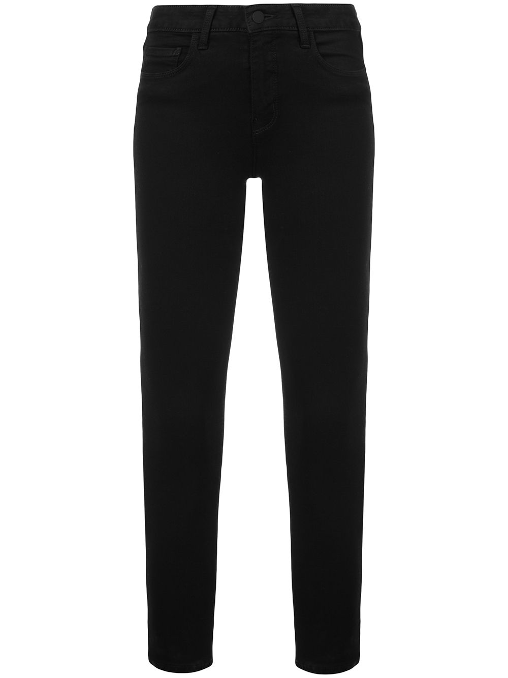 L'Agence Skinny-Jeans mit hohem Bund - Schwarz von L'Agence