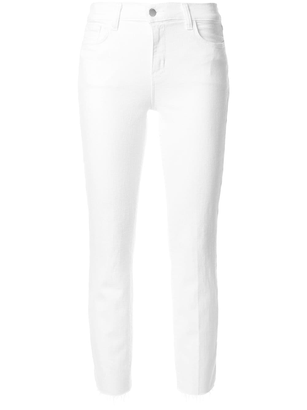 L'Agence cropped jeans - Weiß von L'Agence