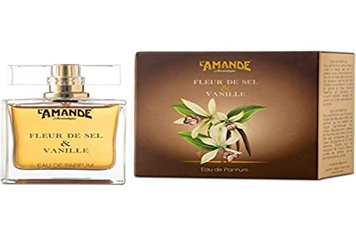 L'AMANDE - Frischer und zarter Damenduft mit Blume aus Meersalz, Vanille, Rose und Glyzinien, 50 ml von L'Amande