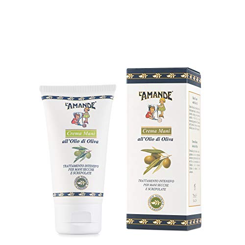 L'AMANDE Handcreme Olivenöl Handcreme Handreparatur 75 ml Creme Handcreme Creme crepolate feuchtigkeitsspendende Handcreme von L'Amande