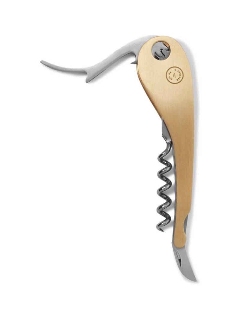 L'Atelier Du Vin - Soft Machine Gold-Tone and Stainless Steel Corkscrew - Men - Gold von L'Atelier Du Vin