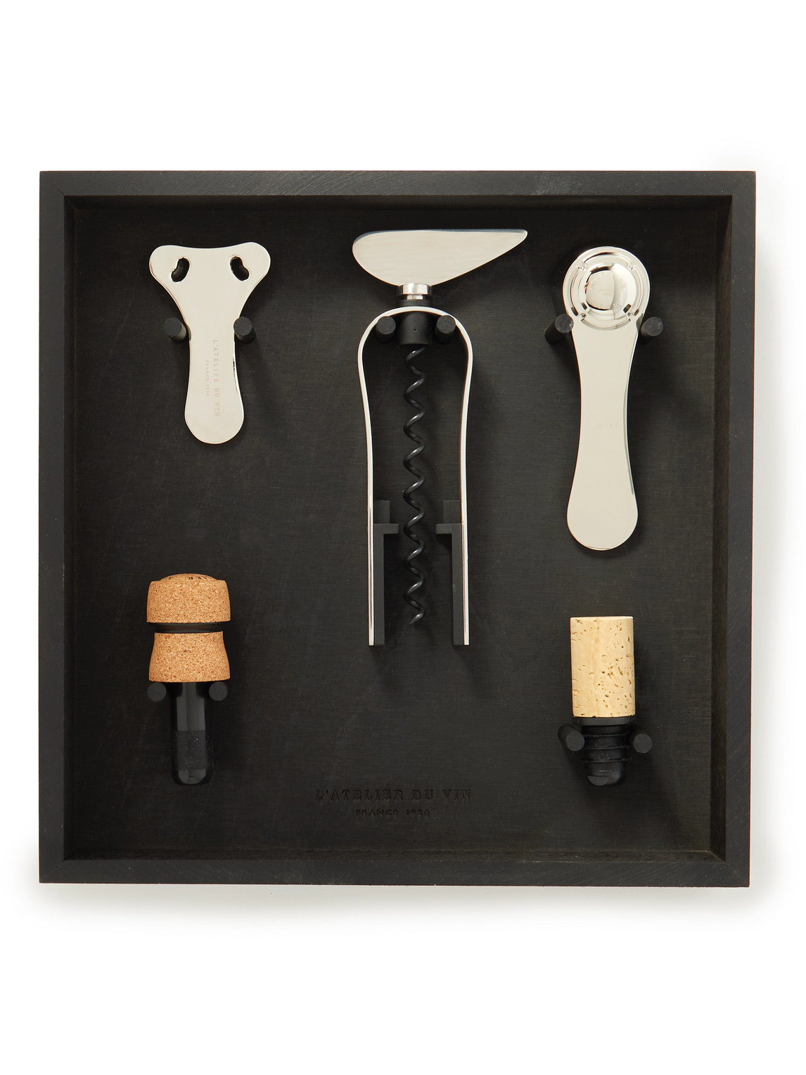L'Atelier Du Vin - Wine Tool Set and Rack - Men - Black L'Atelier Du Vin - Wine Tool Set and Rack - Men - Black von L'Atelier Du Vin