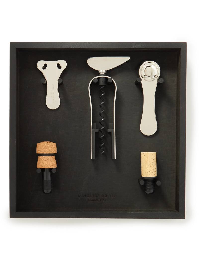L'Atelier Du Vin - Wine Tool Set and Rack - Men - Black von L'Atelier Du Vin