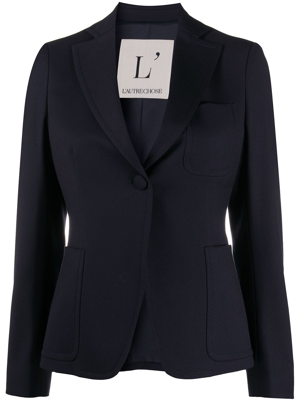 L'Autre Chose Einreihiger Blazer - Schwarz von L'Autre Chose