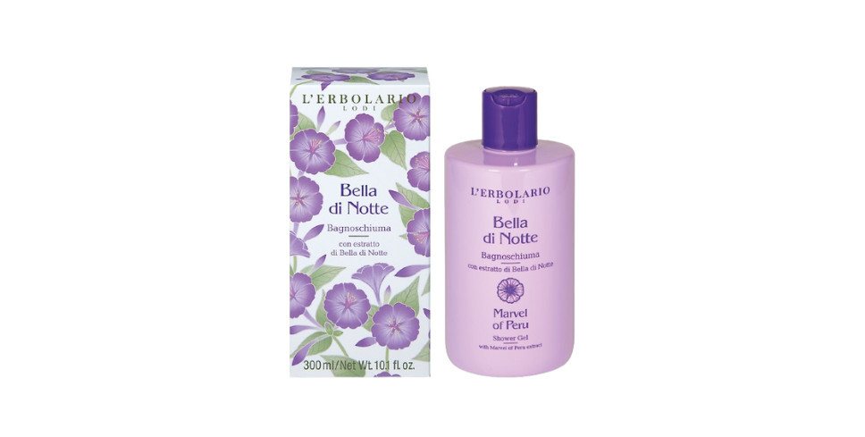 L´ERBOLARIO Duschgel Bella di Notte, Neu mit Extrakten der Wunderblume von L´ERBOLARIO