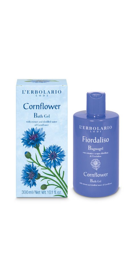 L´ERBOLARIO Duschgel Cornflower Bade-/ Duschgel 300ml, Mit Extrakten der Kornblume. von L´ERBOLARIO