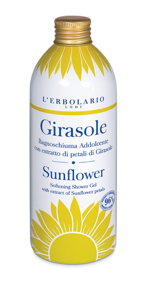 L´ERBOLARIO Duschgel Girasole Sunflower Bade-/ Duschgel 300ml, Mit Sonnenblumenextrakt sanft reinigend von L´ERBOLARIO