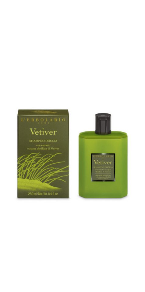 L´ERBOLARIO Duschgel und Shampoo Vetiver 250ml, NEUE Grüne Herren-Linie von L´ERBOLARIO