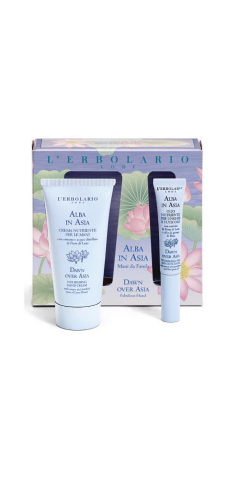 L´ERBOLARIO Handpflege-Set Hand und Nagel Set Alba in Asia Set, Mit Extrakten aus Lotusblüten von L´ERBOLARIO