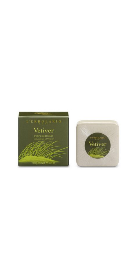 L´ERBOLARIO Handseife Vetiver 100g, NEUE grüne Herren-Linie von L´ERBOLARIO