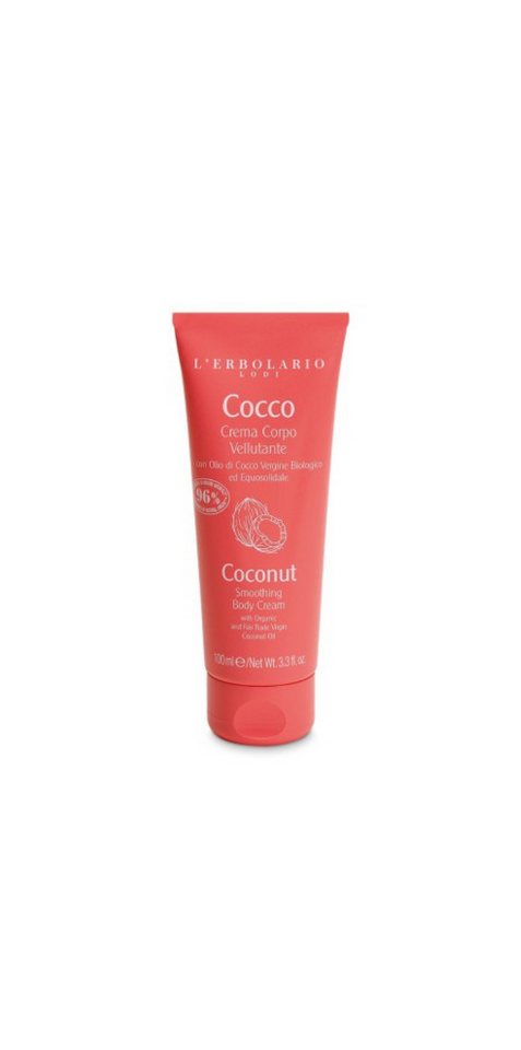 L´ERBOLARIO Körpercreme Cocco Bodylotion 100 ml, Mit Vitamin E aus Sojasamen von L´ERBOLARIO