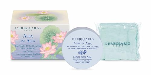 L'Erbolario Alba in Asia Handbalsam 75ml inkl. Baumwollhandschuhe von L'Erbolario